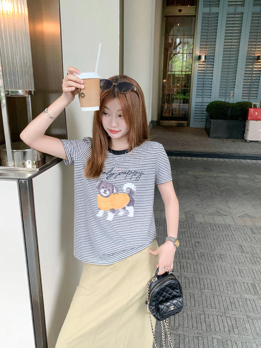 【129元任选2件】现货！卡通小狗印花短袖 商品图12