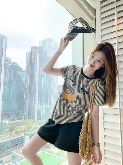 【129元任选2件】现货！卡通小狗印花短袖 商品图9