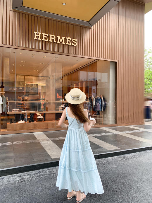 【折后再享2件88折】最后一波现货！抽褶波点吊带连衣裙 日常229.99/件 立减80 秒杀149.99/件！！ 商品图6