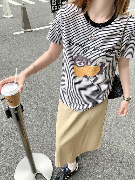 【129元任选2件】现货！卡通小狗印花短袖 商品图7