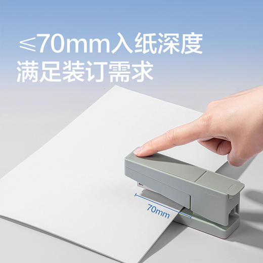 【360°自由装订神器📎】得力NS089旋转订书机，轻松搞定中缝难题！学生党&家用必备💡 商品图2