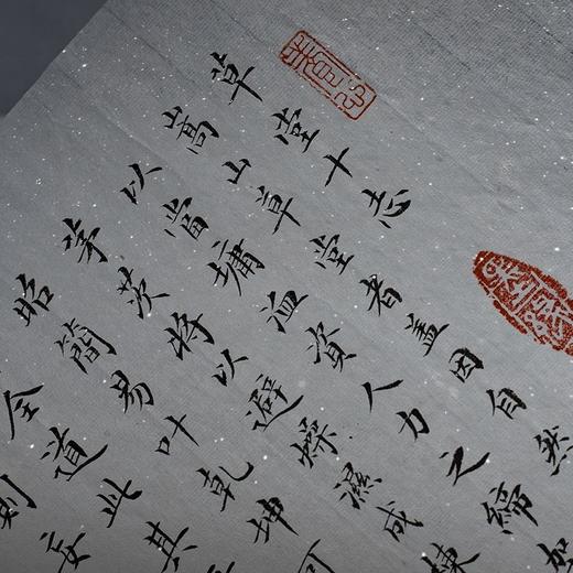 20米 长卷蝉翼宣纸白色珠光云母蝉衣宣作品纸透光超薄小楷作品纸 商品图2