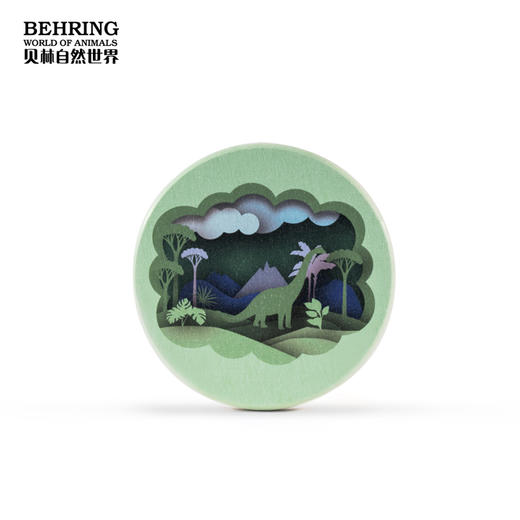 “龙吟九州”中国恐龙大展硅藻泥杯垫（恐龙剪影）杯垫 商品图4