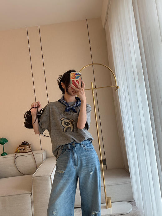 615-5 自留 45R 潇洒不羁 松弛帅气 柔软的破洞牛仔裤 客供面料 个性十足 限量‼️ 商品图5