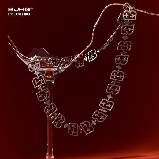 BJHG不计后果循环项链男士项链潮牌百搭潮流嘻哈小众情侣链子配饰 商品图3