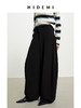 HIDEMI 极简设计感茧型中低腰进口可再生棉亲肤舒适空气感羊腿裤 商品缩略图3