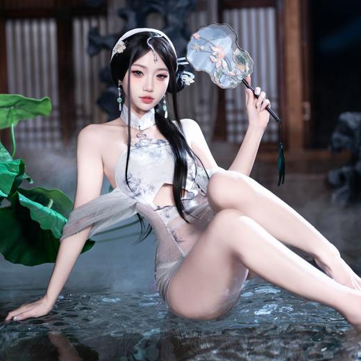 水漫金山之裸背透臀旗袍ZY21 商品图2