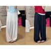 2025新品  佳佳同款【栀子呢喃】松紧腰质感阔腿长裤显瘦气质休闲夏季款宽松 商品缩略图0
