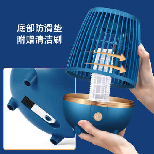 【灭蚊黑科技，电击灭蚊灯】新款上市灭蚊器 360度方位灭蚊 物理驱蚊安全更健康 商品图1