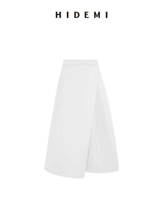 HIDEMI 立体设计感裙裤 白色/咖色 商品图6