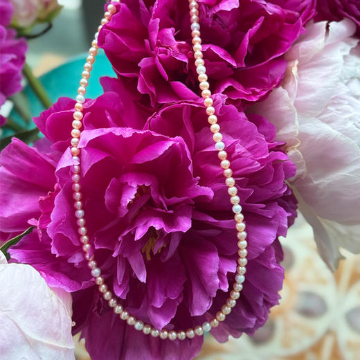 闪耀如星辰，售罄无补|小羊定制稀有橘子汽水色baby珠项链，天然珍珠，极光炫彩，可盐可甜，随意搭配 商品图13