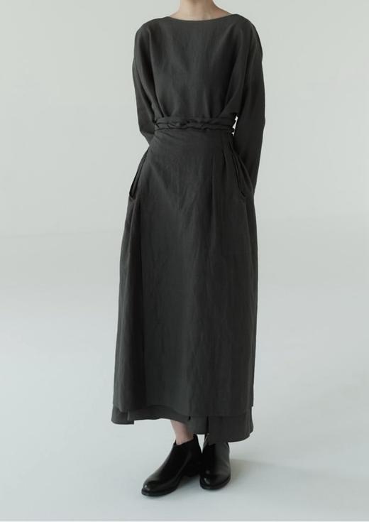 SP 绑带直筒半裙 商品图4