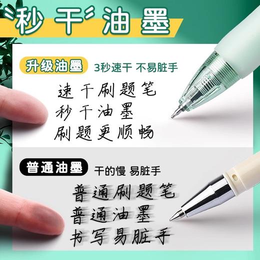 【高颜值刷题神器✨】晨光薄荷奶绿中性笔，秒干不脏手，写字顺滑到飞起✍️！💯ins高颜值0.5m刷题考试速干ST笔K350M 商品图1