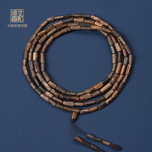 天然芽庄沉香桶珠 沉水级 11.5克 SP10530 商品图0