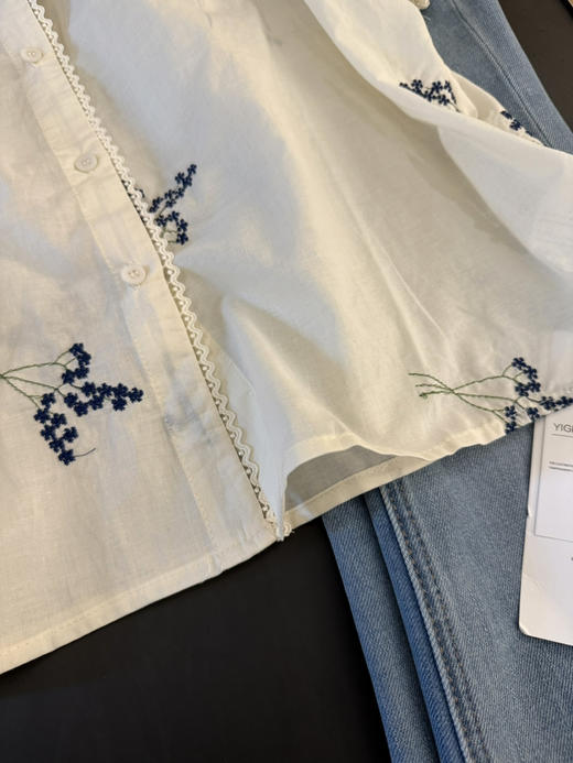天丝棉刺绣小衫 商品图5