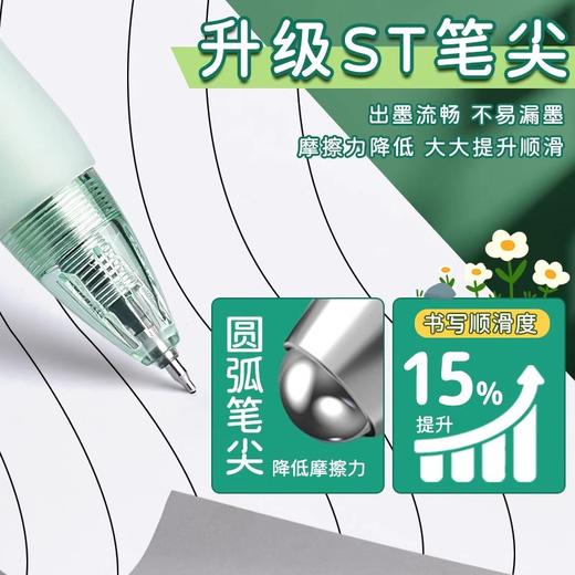 【高颜值刷题神器✨】晨光薄荷奶绿中性笔，秒干不脏手，写字顺滑到飞起✍️！💯ins高颜值0.5m刷题考试速干ST笔K350M 商品图2