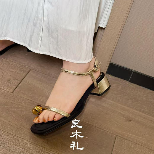 【不换不退】良木礼羊皮凉鞋（2160-76） 商品图2