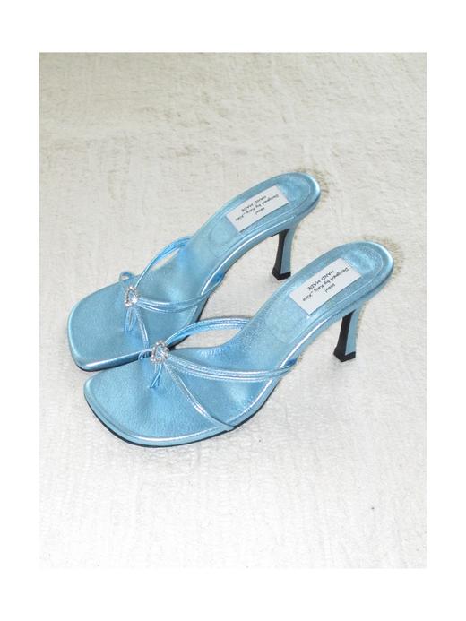 Kaiy Xiao 胶囊系列 爱心扣 高跟穆勒 商品图5