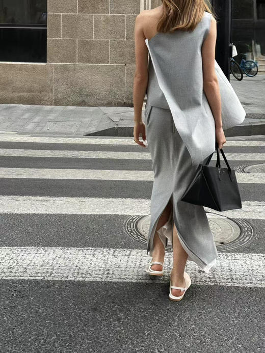 VC｜PF25035 Tina wool skirt  [半身裙 灰 ] 商品图0