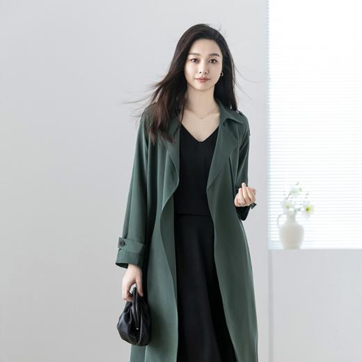 火桐hooton30姆米重磅真丝风衣 商品图1