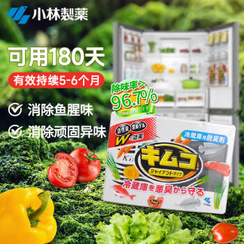 小林制药（KOBAYASHI）冰箱除味器冷藏室专用113g*1盒除味盒除臭剂去异味活性炭除味 商品图2