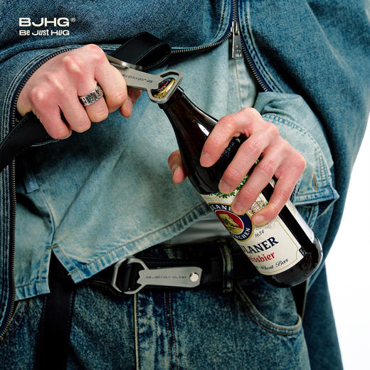 BJHG不计后果开瓶器腰带男女同款创意个性潮流实用休闲运动裤带 商品图0