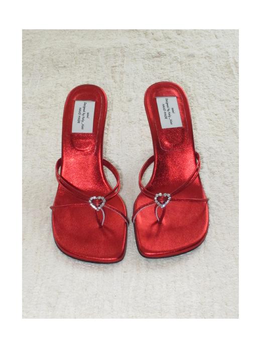 Kaiy Xiao 胶囊系列 爱心扣 高跟穆勒 商品图9