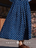 PETIT SCHAN小闪 CLO#833 Blues Polka 蓝调波尔卡 印度棉手工拓染波点A字半裙 商品缩略图0