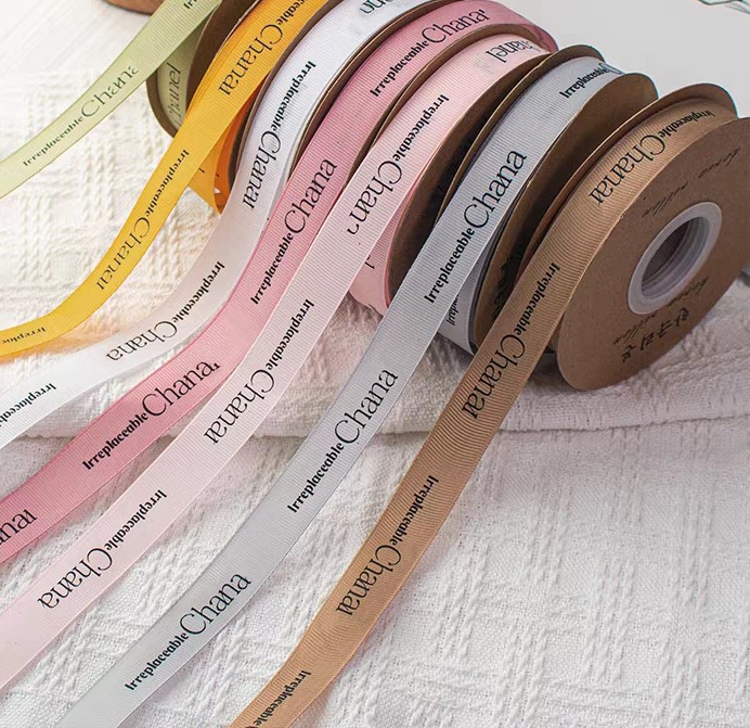 2.0小香风罗纹字母丝带