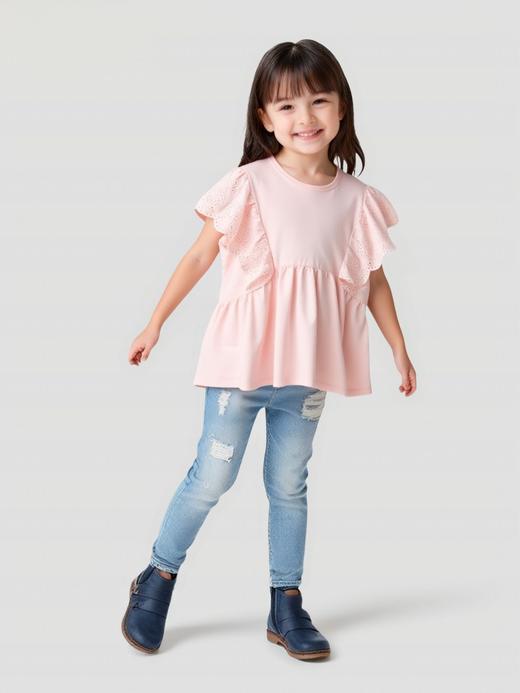 佐丹奴童装竹原凉感系列【天然凉感/防UV】T恤衫03324220 商品图0