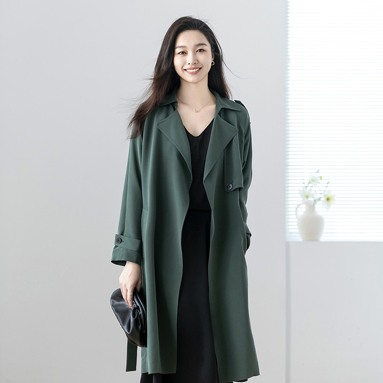 火桐hooton30姆米重磅真丝风衣