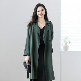 火桐hooton30姆米重磅真丝风衣