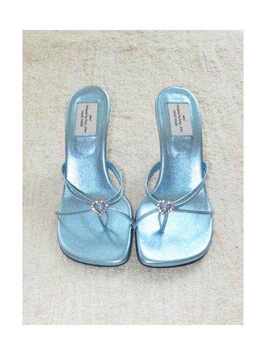 Kaiy Xiao 胶囊系列 爱心扣 高跟穆勒 商品图4