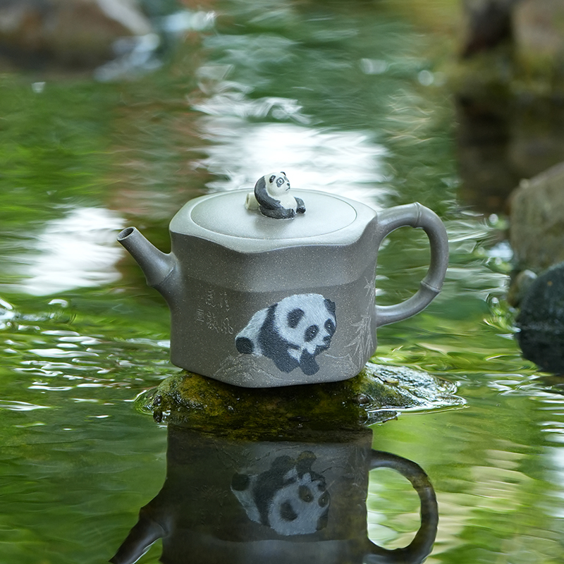 龙德堂陶艺 徐飞制《国韻》原矿青段 260cc 库存请咨询客服