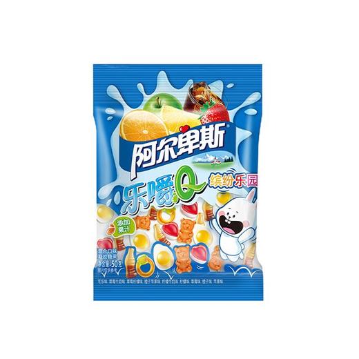 阿尔卑斯乐嚼Q缤纷乐园酸酸哒水果味软糖50g 商品图1