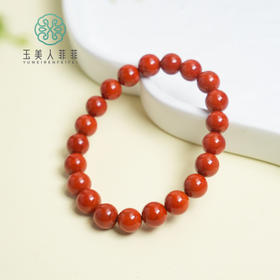 南红单圈手串-素圈满肉圆珠