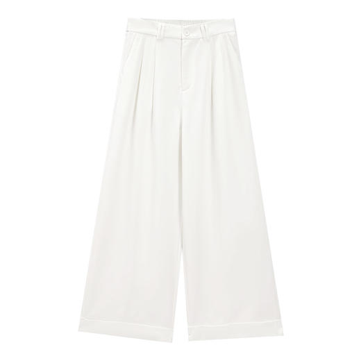 IEF/爱依服2025 夏季 韩版简约纯色休闲百搭宽松显瘦百搭阔腿裤D39452 商品图5