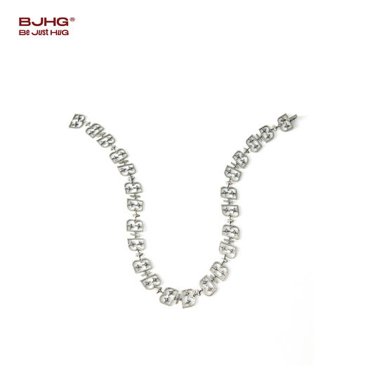 BJHG不计后果循环项链男士项链潮牌百搭潮流嘻哈小众情侣链子配饰 商品图1