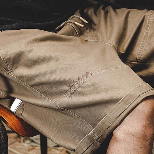 裁缝学苑MH01美式重磅复古工装短裤男男士休闲五分裤 商品图2