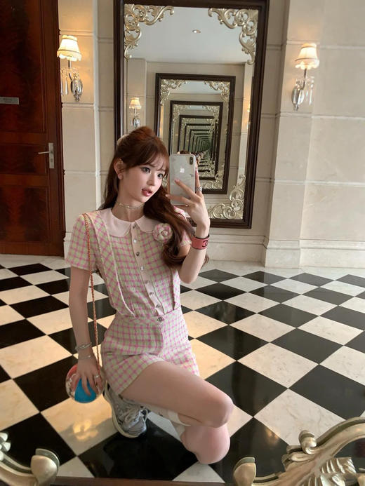 香奈儿25早春粉色格子上衣（TM） 商品图6