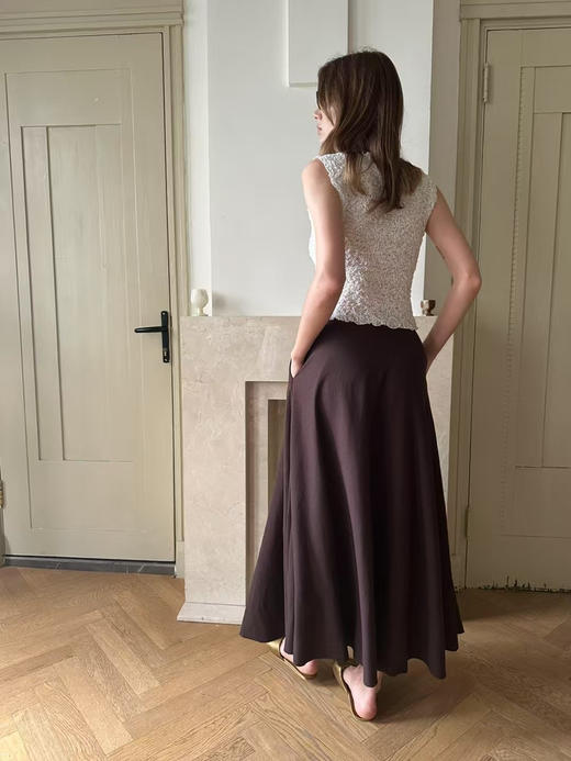 VC｜PF25038 Estonia crinkled tank top [ 无袖上衣 白 ] 商品图2