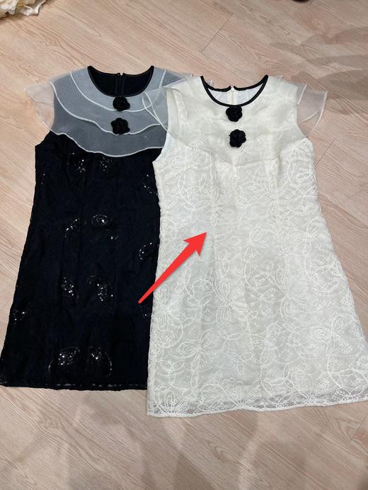 【门店同款】ENJOY夏季精致花朵荷叶领短裙 162798959 商品图0