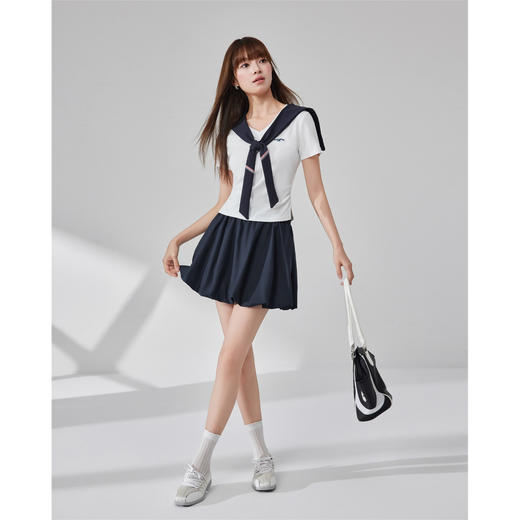 IEF/爱依服2025时尚套装夏季 韩版减龄休闲学院风百搭上下套裙N42374-X- 商品图1