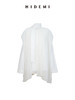HIDEMI 极简多层设计感风琴压褶可拆卸分体丝巾式拼接廓形衬衫 商品缩略图7