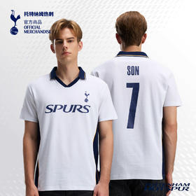 【官方正版】托特纳姆热刺俱乐部 | 白色印号休闲T恤夏季翻领短袖