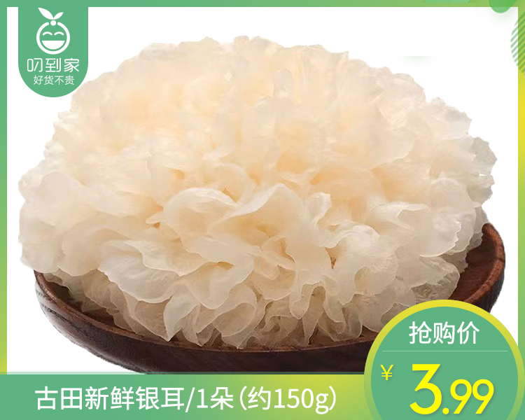 【叼鲜蔬】古田新鲜银耳/1朵（约150g）