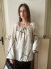 VC｜PF25002 Roma silk blouse  [ 衬衫 米白印花 ] 商品缩略图1