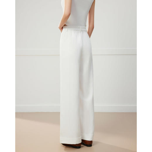 IEF/爱依服2025 夏季 韩版简约纯色休闲百搭宽松显瘦百搭阔腿裤D39452 商品图4