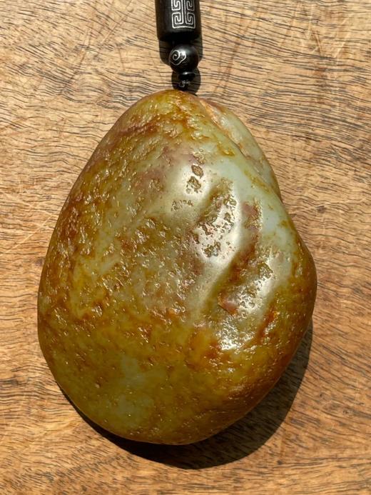 秋梨皮籽料白玉巧雕龙纹把玩原石，顺丰包邮 商品图10