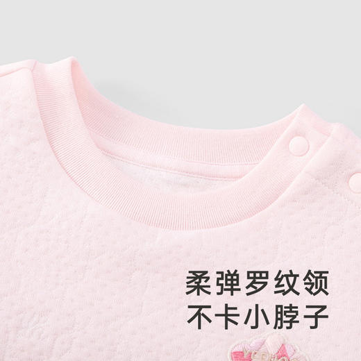 【商场同款】英氏男女宝宝保暖睡衣秋冬保暖上装家居服 商品图2